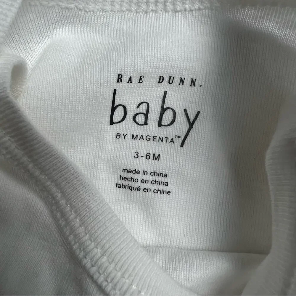 Rae Dunn Baby Load OF Love Graphic  Long Sleeve Onesie Sz 3-6M